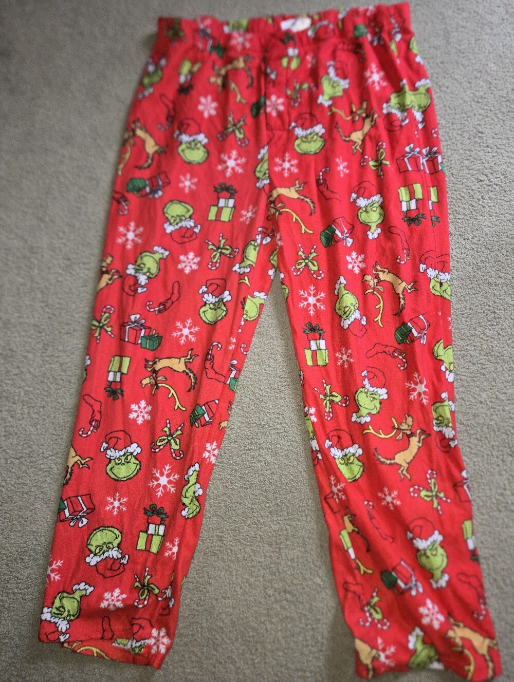 Mens Grinch 2xl/3xl Pajama Pants